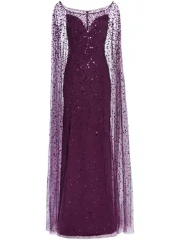 Jenny Packham: Фиолетовое платье 