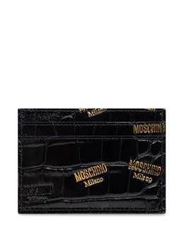 Moschino: Чёрный картхолдер 