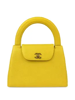 CHANEL Pre-Owned: Жёлтая сумка 
