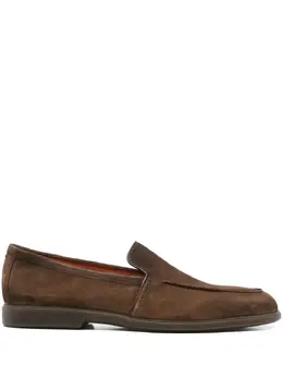 Santoni: Коричневые туфли 
