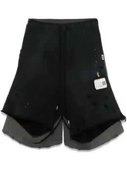 Maison MIHARA YASUHIRO: Чёрные шорты 