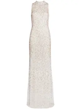 Jenny Packham: Платье без рукава 