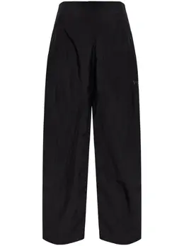 Y-3: Чёрные брюки  Utility