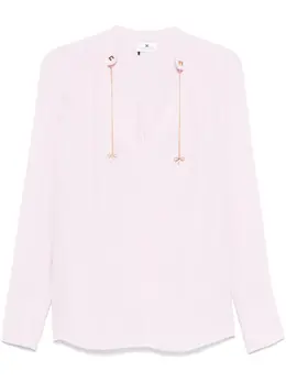 Elisabetta Franchi: Розовая блуза 