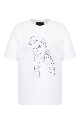 Emporio Armani: Хлопковая футболка 