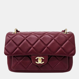 Chanel: Фиолетовая сумка 