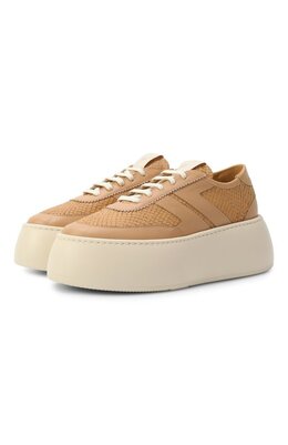 Giuseppe Zanotti Design: Бежевые кеды 