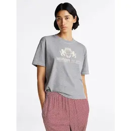 TOMMY HILFIGER: Серая футболка 