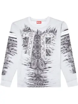 Diesel: Светлая футболка 