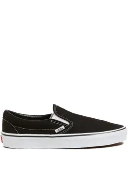 Vans: Чёрные мокасины  Classic Slip On