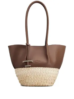 Tod's: Коричневая сумка-шоппер 