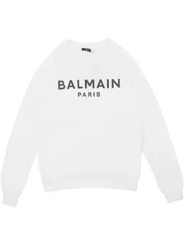 Balmain: Белый свитшот 