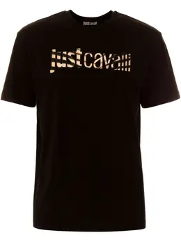 Just Cavalli: Чёрная футболка 