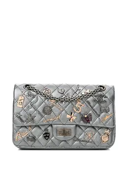 CHANEL Pre-Owned: Серебристая сумка 