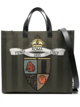 FENDI: Тёмная сумка-шоппер 