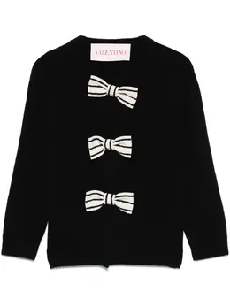 Valentino Garavani: Кардиган с бантом 