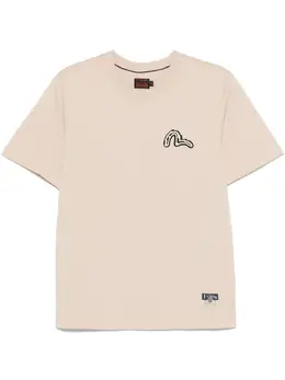 EVISU: Коричневая футболка 