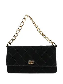 CHANEL Pre-Owned: Чёрная сумка 