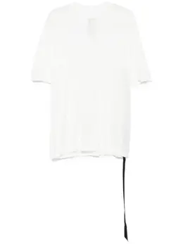 Rick Owens DRKSHDW: Белая футболка  Jumbo