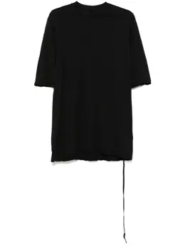 Rick Owens DRKSHDW: Чёрная футболка  Jumbo