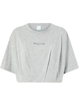 PINKO: Светлая футболка 