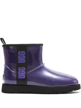 UGG: Фиолетовые ботинки  Classic Clear Mini