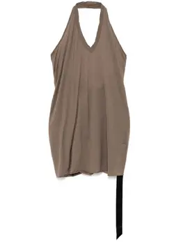 Rick Owens DRKSHDW: Коричневый топ 