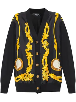 Versace: Кардиган из шерсти 