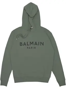 Balmain: Зелёная толстовка 