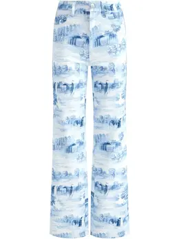 alice + olivia: Белые джинсы 