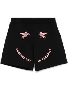 Givenchy: Чёрные шорты 