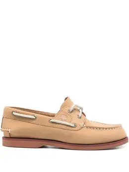 Timberland: Бежевые лоферы 