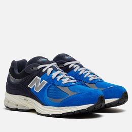 New Balance: Синие кроссовки 