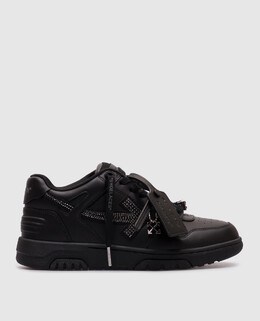 Off-White: Чорні кросівки  Out of Office