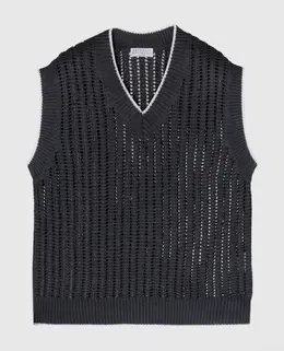 Brunello Cucinelli: Сірі жилети 