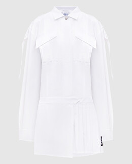 Off-White: Белое платье 