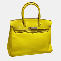 Hermes: Жёлтая сумка  Birkin 30