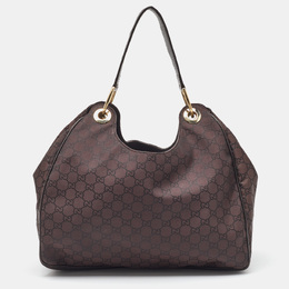 Gucci: Тёмная сумка  GG