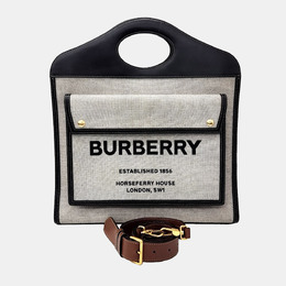 Burberry: Многоцветная сумка  Pocket