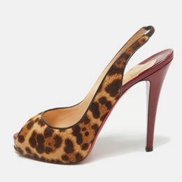 Christian Louboutin: Коричневые туфли 