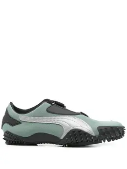 PUMA: Зелёные кроссовки  Mostro