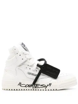 Off-White: Белые кроссовки  Off Court