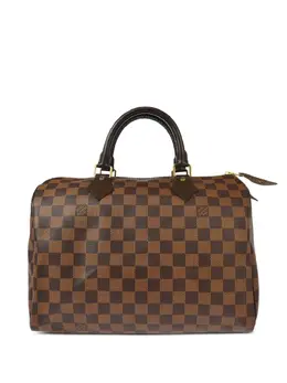 Louis Vuitton Pre-Owned: Коричневая сумка-шоппер 
