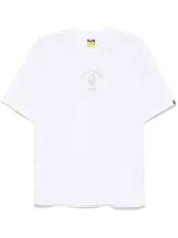 A BATHING APE®: Белая футболка 