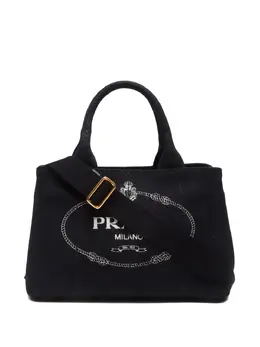 Prada Pre-Owned: Чёрная сумка-шоппер 