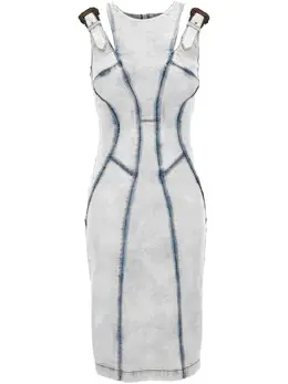 Versace Jeans Couture: Голубое платье 
