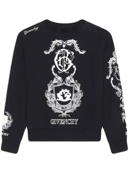 Givenchy: Чёрный свитшот 