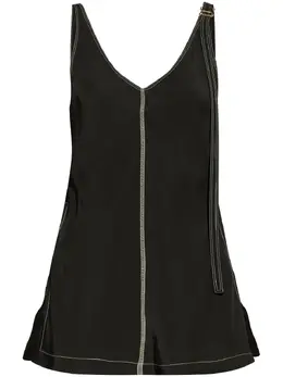 Sportmax: Чёрная майка 