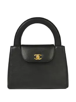 CHANEL Pre-Owned: Чёрная сумка 