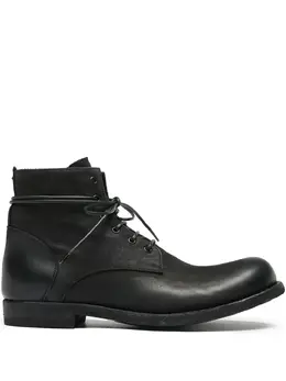 Officine Creative: Чёрные ботинки 